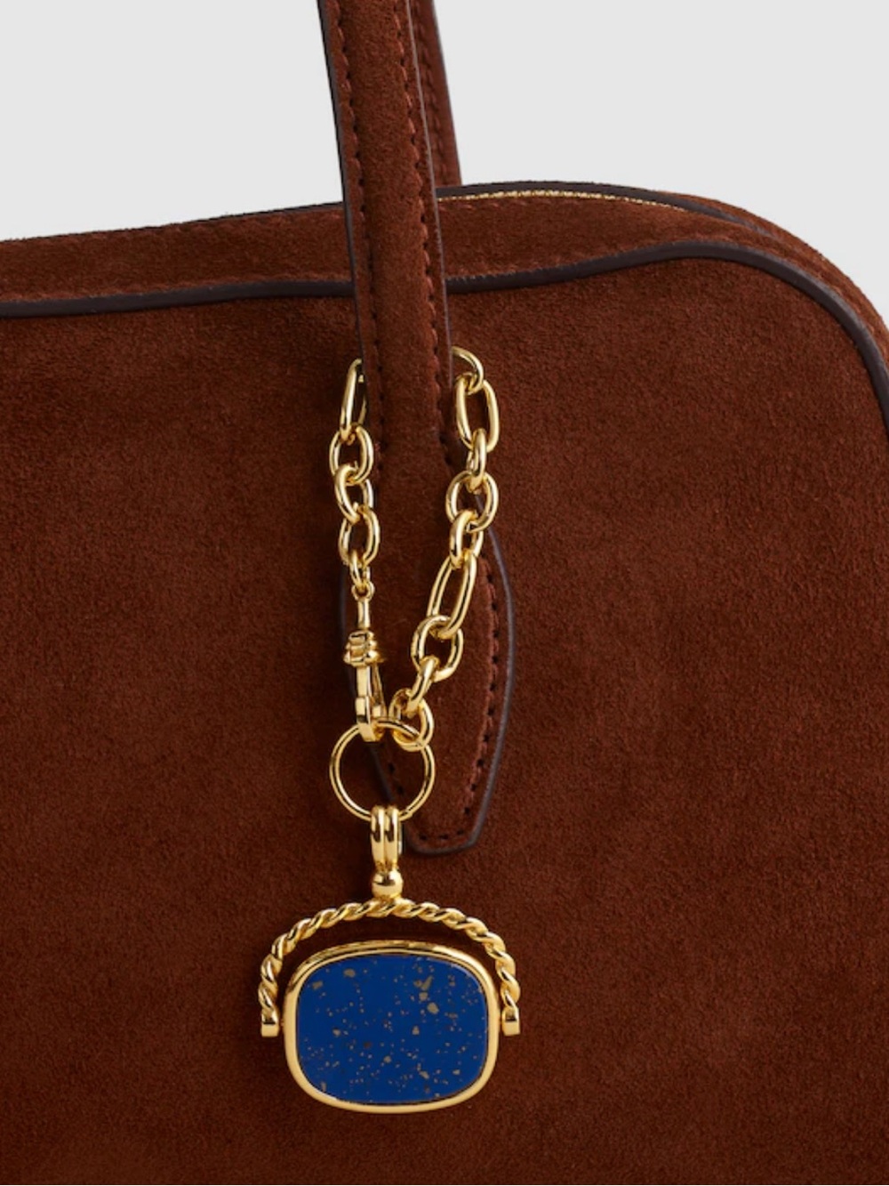NWT MADEWELL Stone Spinner Bag Charm - Picture 3 of 10